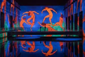 Matisse la symphonie des couleurs Direction artistique Virginie Martin Mise en scene et animation Cutback Supervision musicale et mixage Start Rec Production Culturespaces Studio